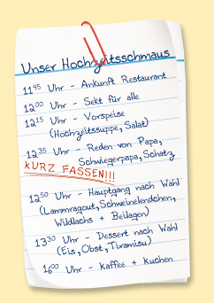 ablauf hochzeit standesamt